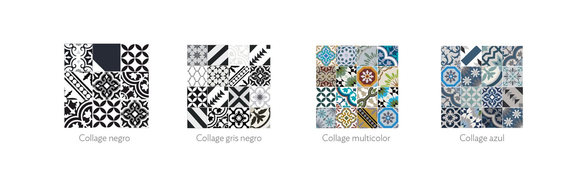Lámina de referencias de la colección Collage