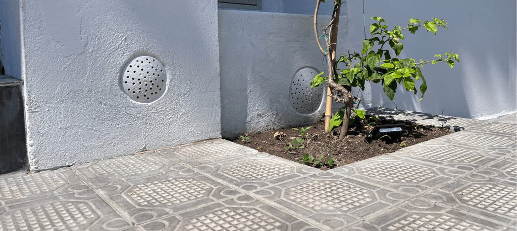 Obra con baldosa de relieve, foto 5