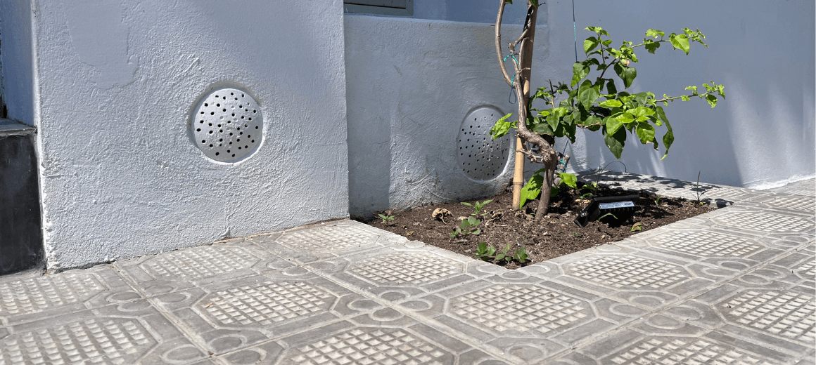 Obra con baldosa de relieve, foto 5